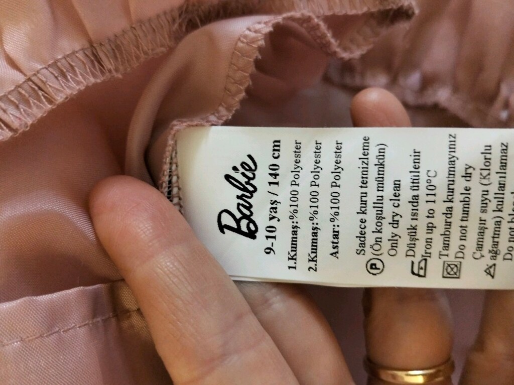 BARBİE LÜX SERİ KIZ ÇOCUK ELBİSE - 5