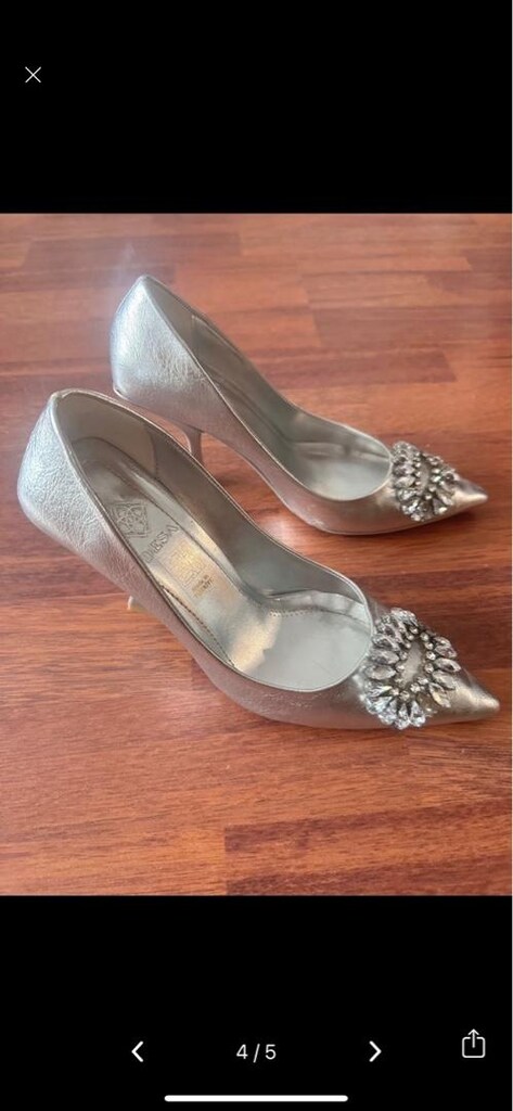 Desa Taşlı Gümüş Kadın Stiletto - 4