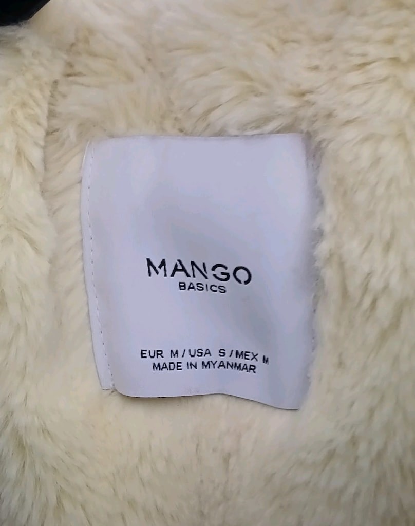 MANGO MARKA M BEDEN KADIN LACİVERT İKİLİ PARKA - 10