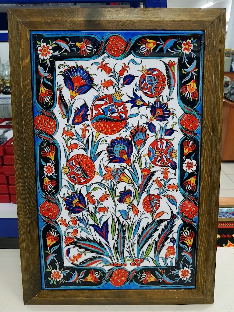 25x40 Seramik Ahsap Cerceveli Tablo - 7