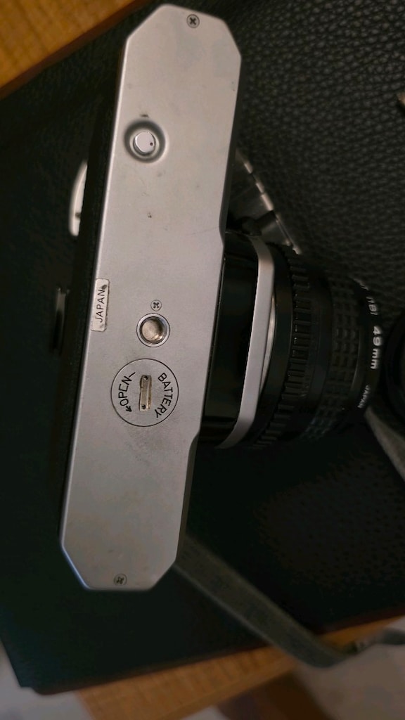 Asahi Pentax K1000 analog 55mm objektifli fotoğraf makinesi - 6