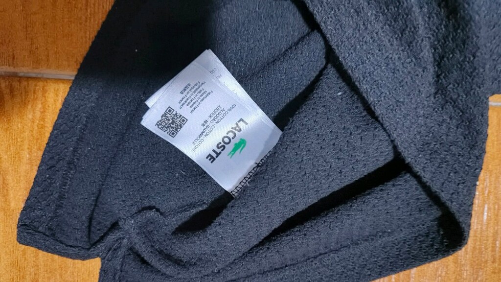 Lacoste tam esnek likralı harika örme kumaştan şık tshirt.. - 3