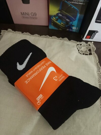 Nike çorap 12 adet siyah uzun boy