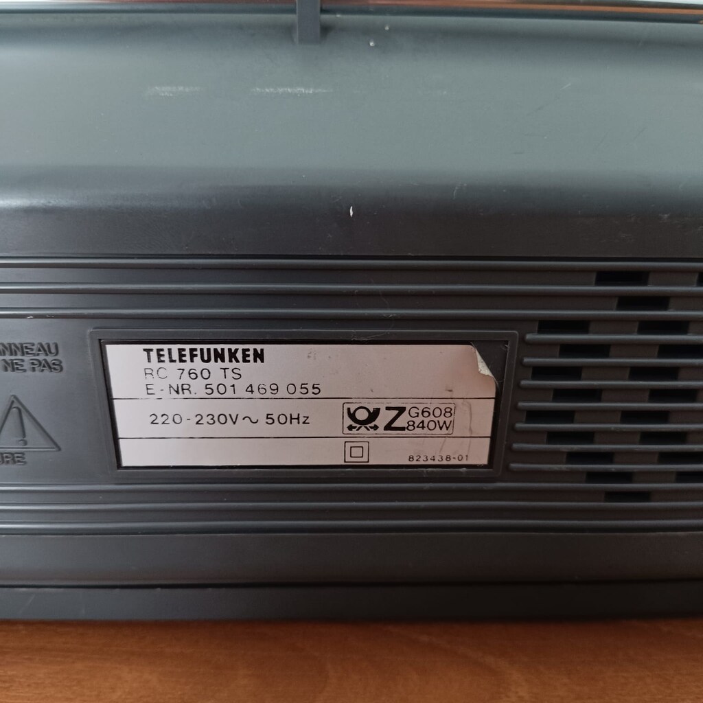 TELEFUNKEN RC-760 TS ALMAN Üretimi TEYP.Ücretsiz Kargo.Dikimevi Mevkii - 11