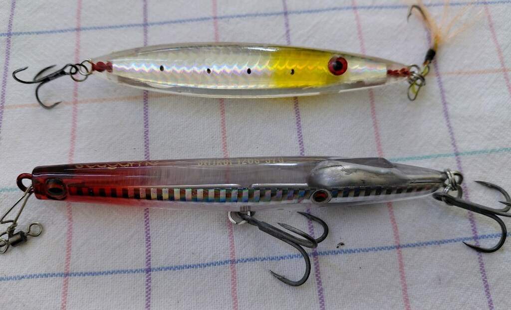 iki adet rapala, maket yem - 2
