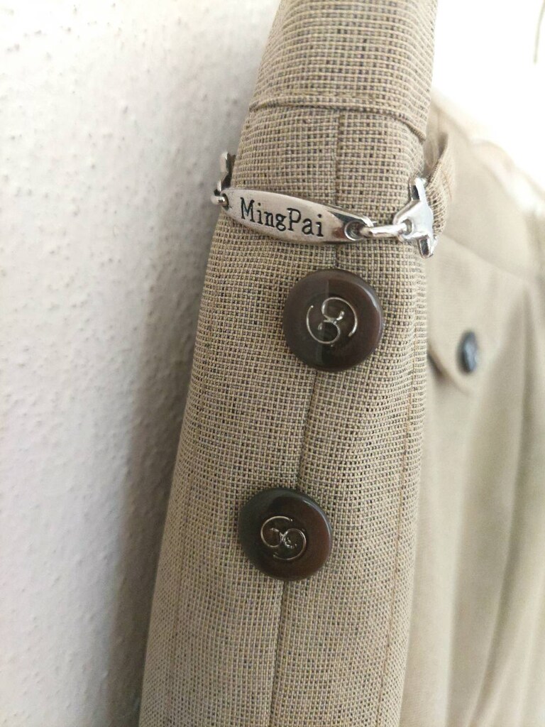 MİSS düğme süsleme yırtmaçlı saten etek - 4