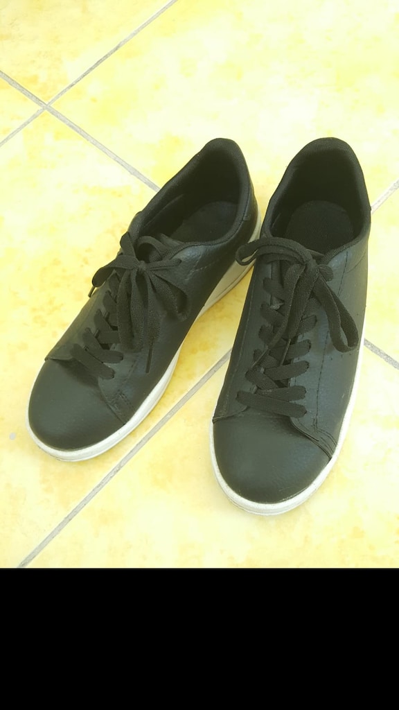 Siyah Sneaker Spor Ayakkabı - 2