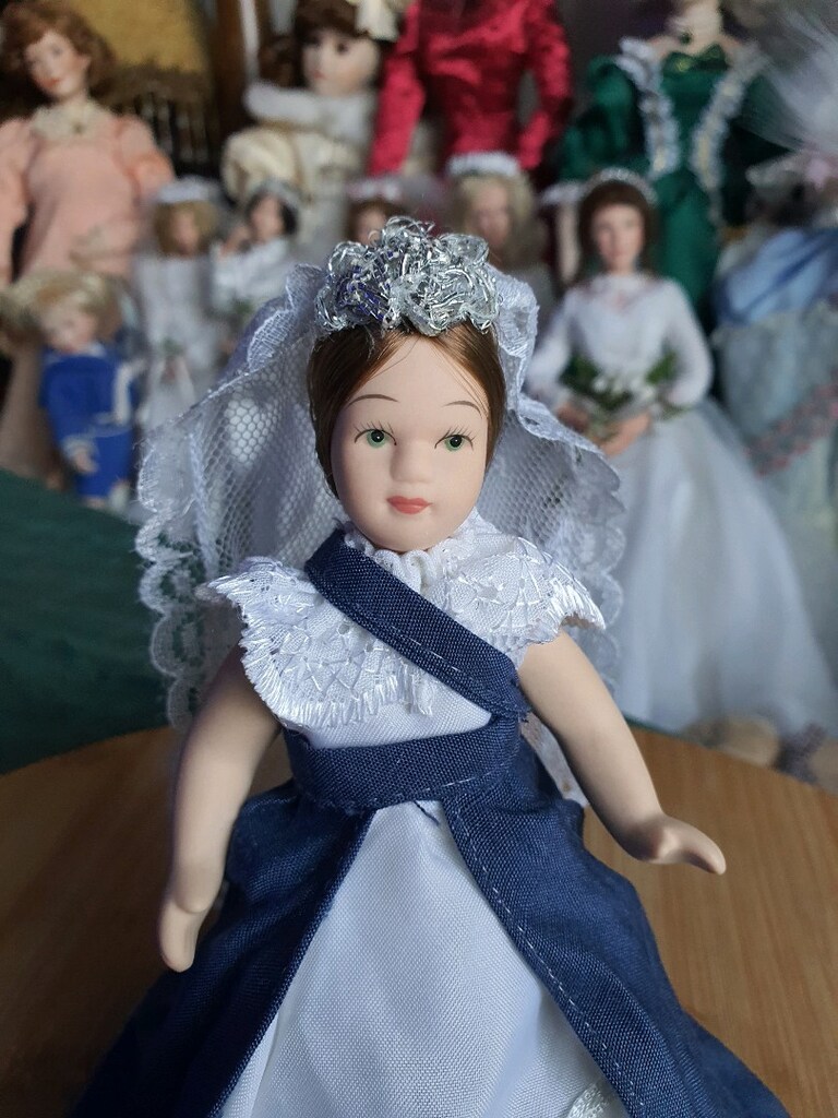 minik porselen bebek vintage biscuit - 9
