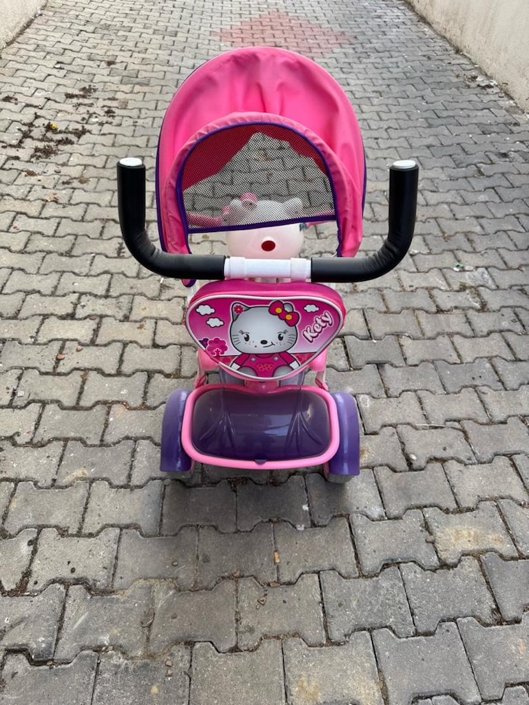 Pembe Hello Kitty Çocuk Bisikleti - 5
