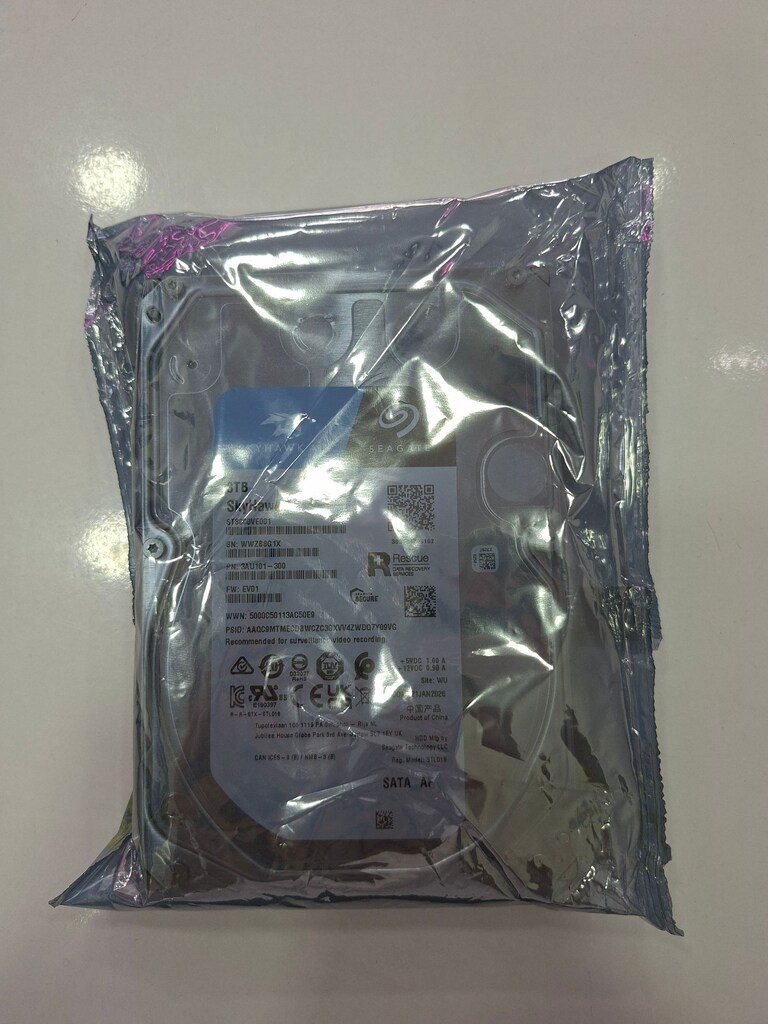 SIFIR SEAGATE SKYHAWK AI 8TB ST8000VE001 7200 RPM 256MB CACHE 3.5" HDD