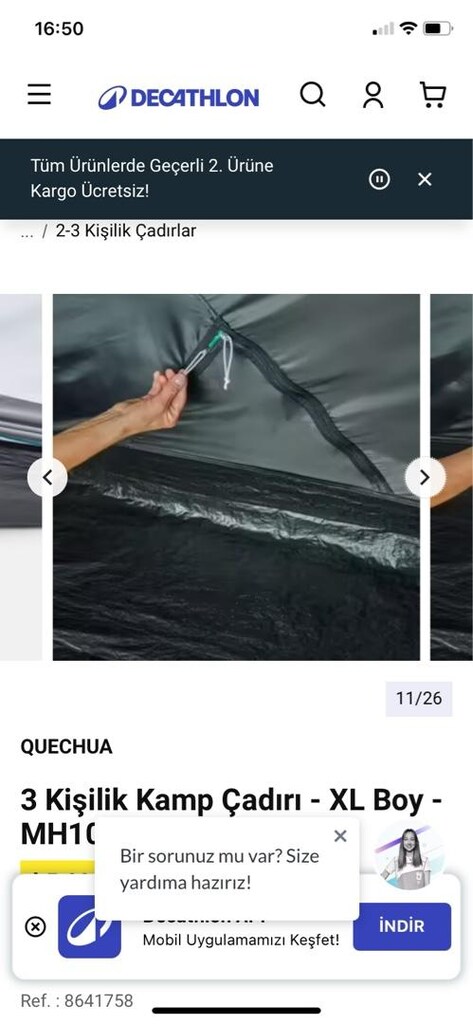 DECATHLON ÇADIRIM SATILIK - 10