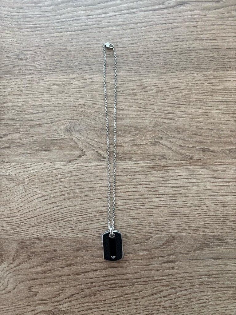 EMPORIO ARMANI Erkek Kolye Model: AJEGS1542-040 Kolye uzunluğu:55cm - 4