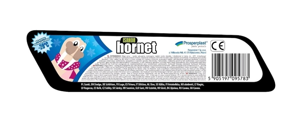 Prosperplast hornet kar kızağı - 3