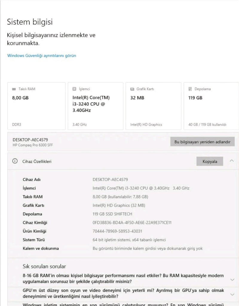 Çok Uygun Fiyata... 6 ADET PC + VGA SWİTCH + MONİTÖR + KLAVYE/MOUSE + - 8