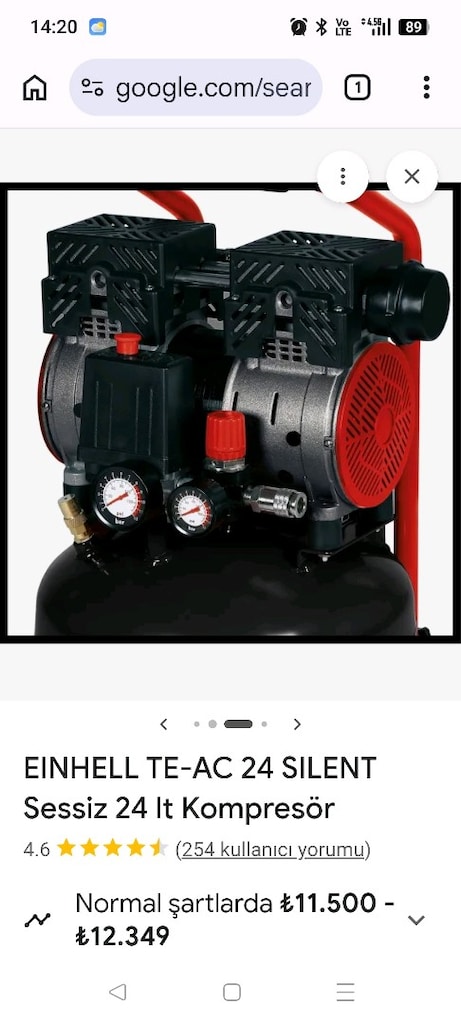 kompresör einhell 24lt - 2