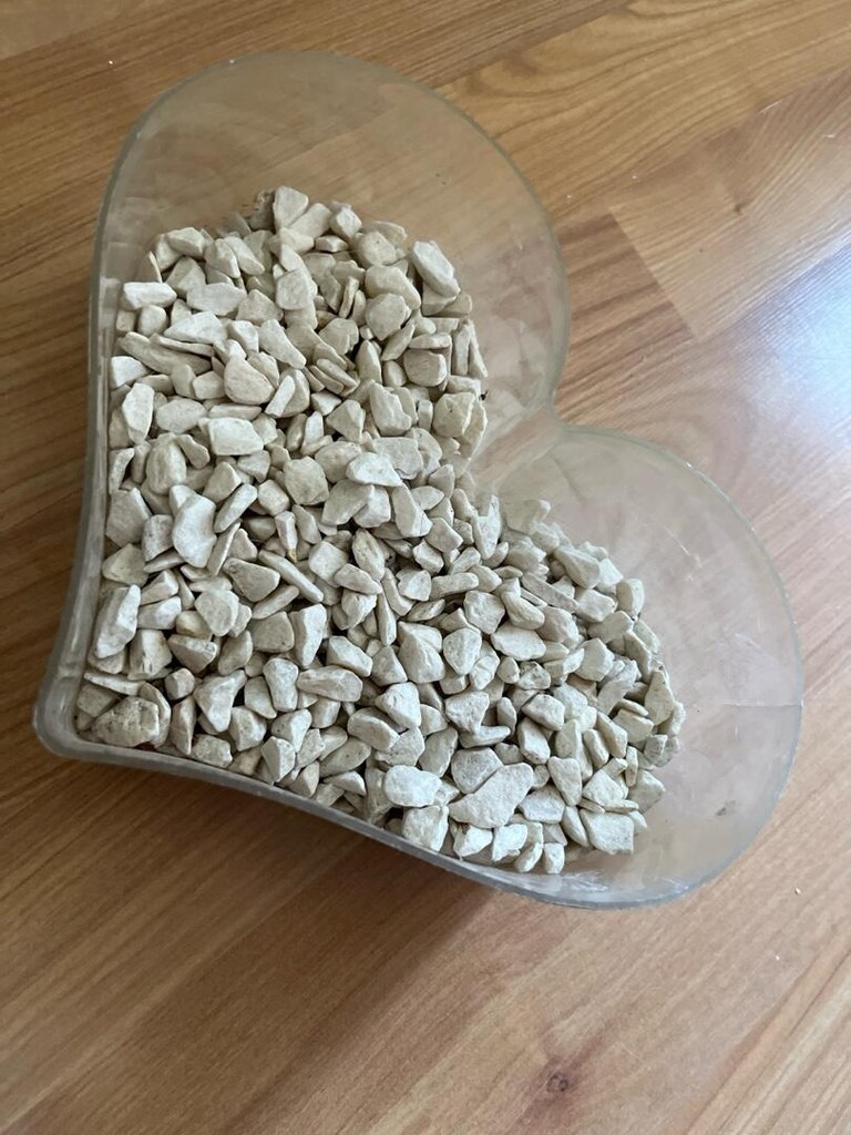 Mika Kutu beyaz taşlar kalp kutu - 2