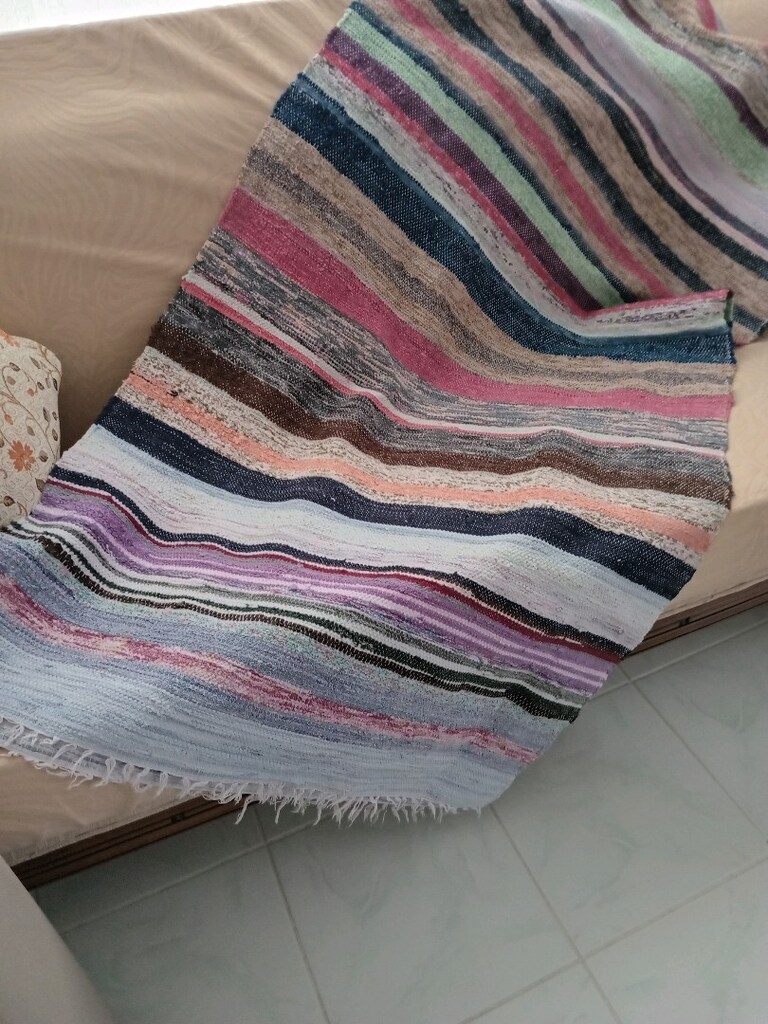 70'lerden el dokuma antika kilim - 4