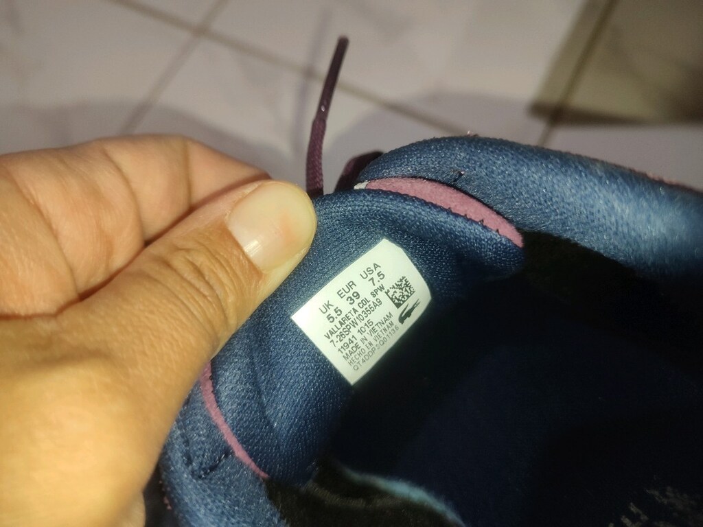 Lacoste Vallareta Kadın Bordo Sneaker - 4