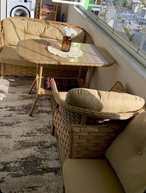 Satılık Rattan Balkon/Bahçe Takımı