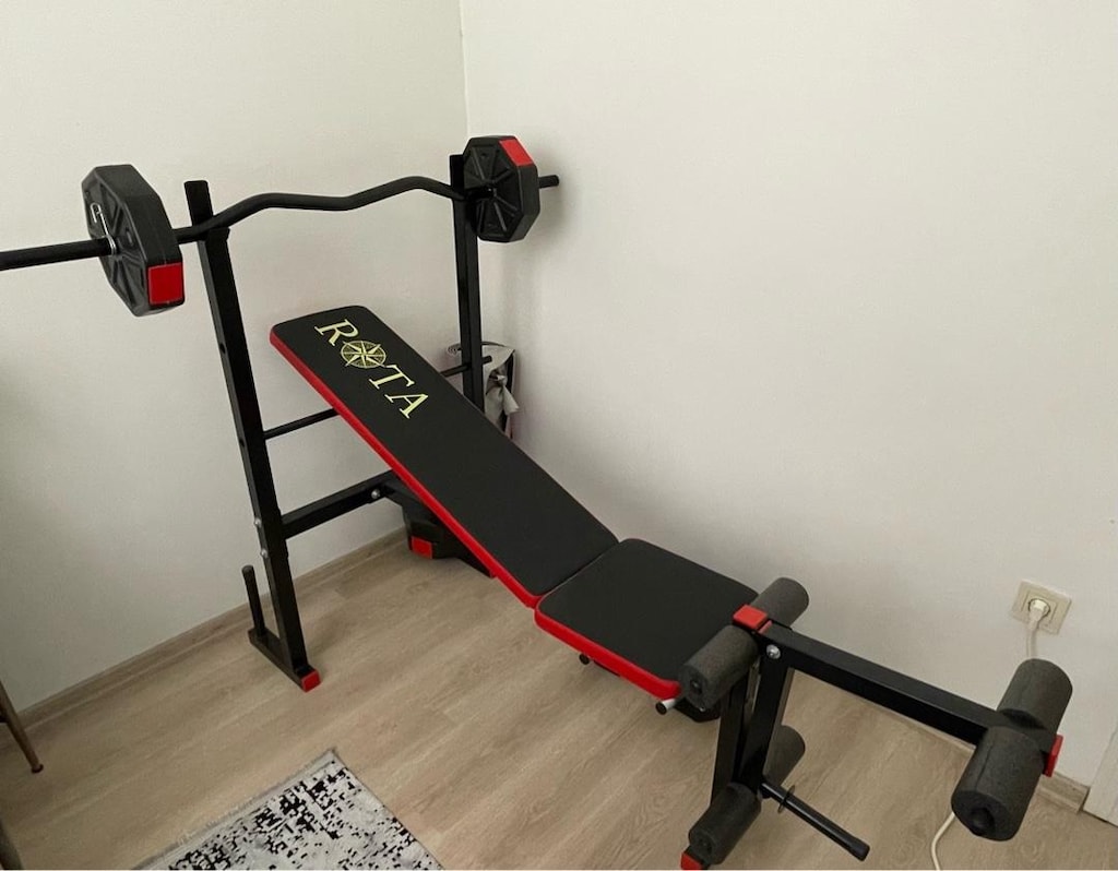 Bench Press Sehpası ve 30kg ağırlık seti - 5
