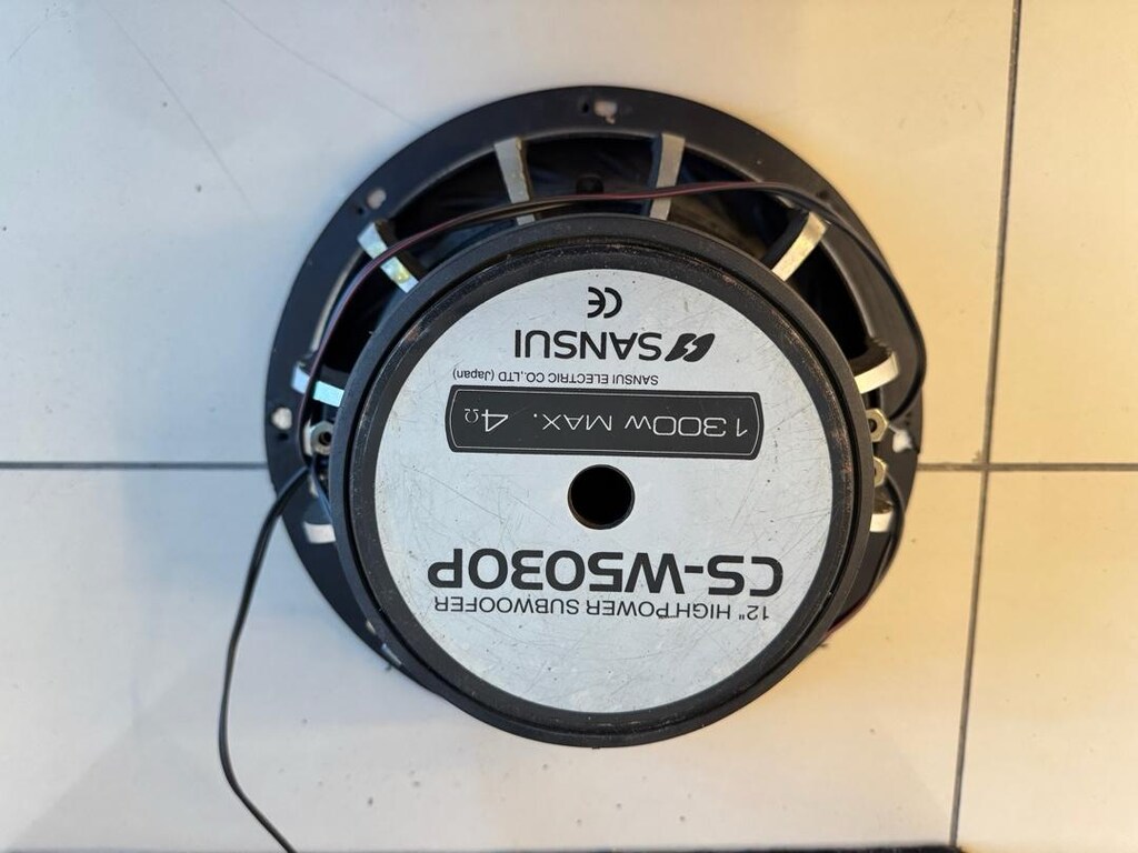 SANSUİ CS-w5030P 1300W çift bobin subwoofer - 3