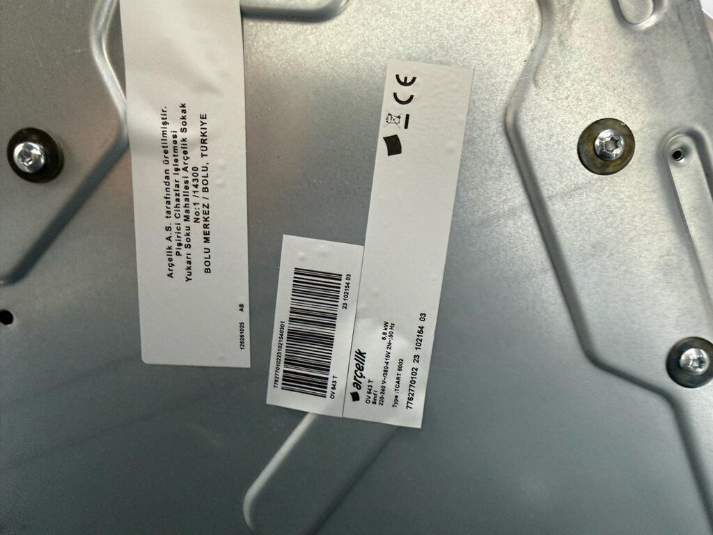 Arçelik Ankastre set Ocak elektrikli.Garantileri devam ediyor - 5