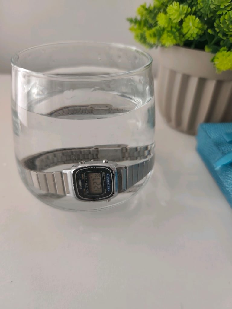 Orjinal Casio Mini Çelik Dijital Kadın Saat - 14