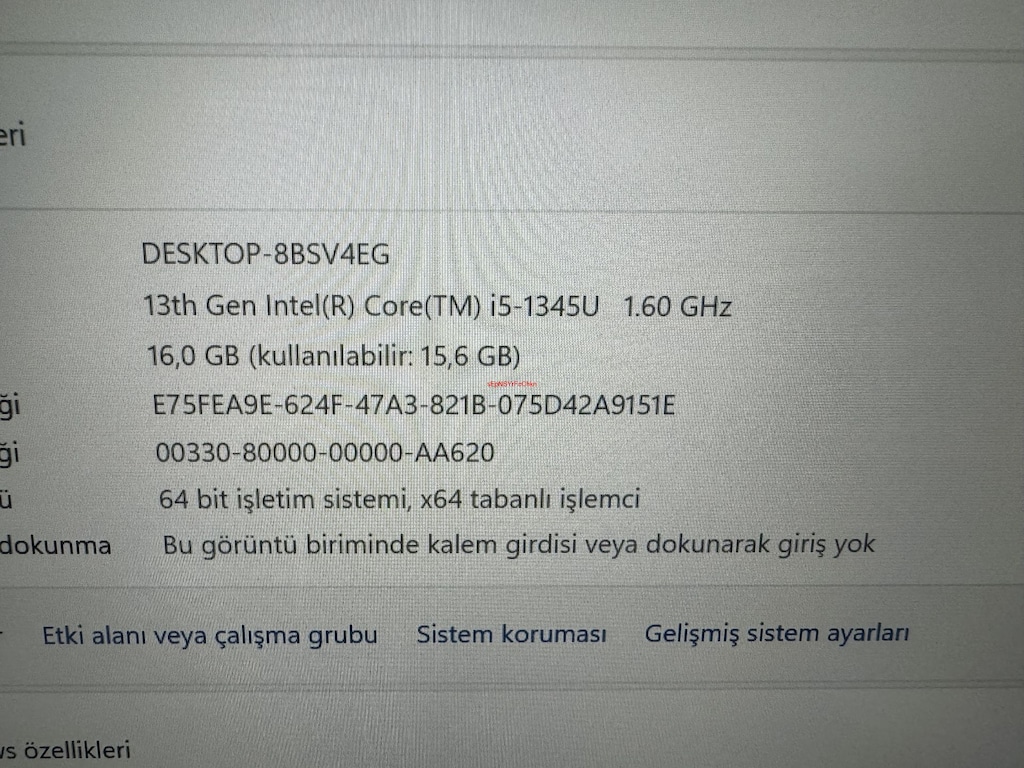 HP İ5 13. NESİL 16 GB RAM 256 M2SSD - 5