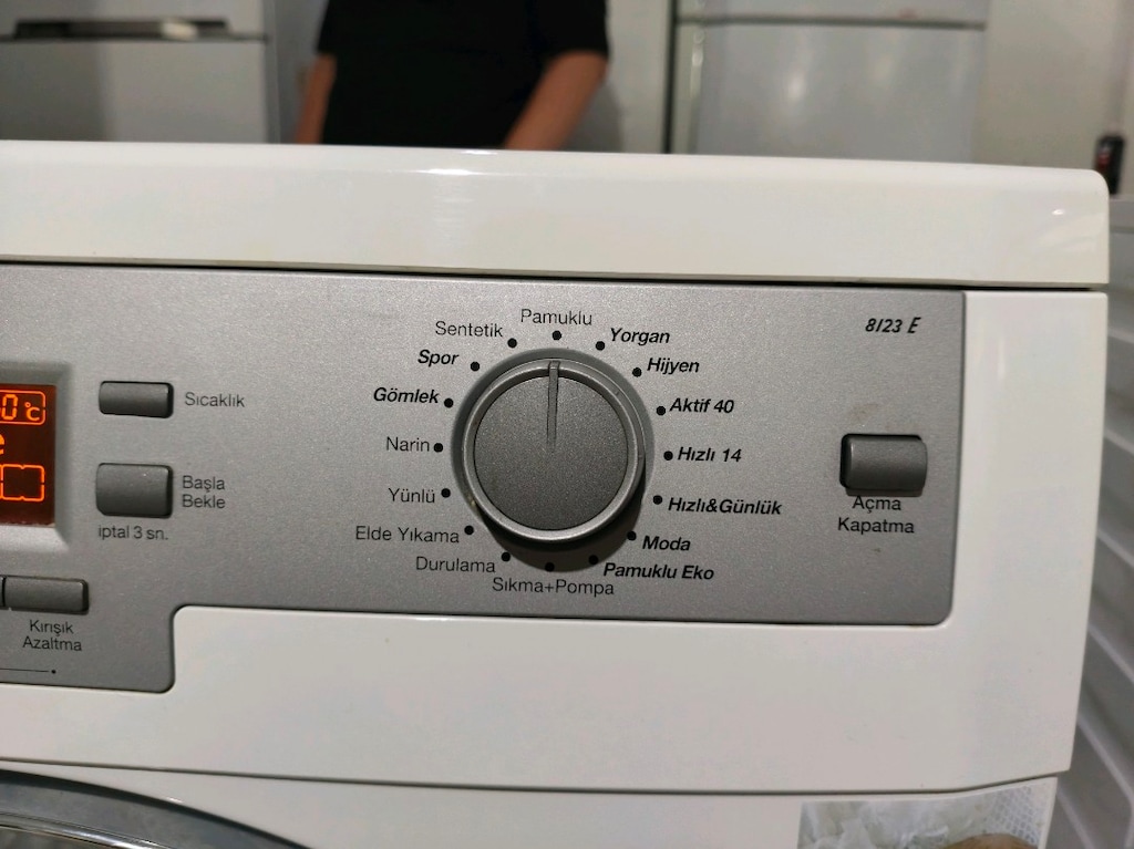 Arçelik 8 kg A+++ enerji 1200 devir çok temiz çamaşır makinesi - 7
