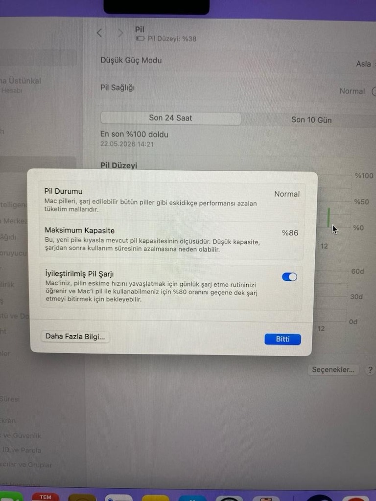 Tertemiz az kullanılmış M3 Mac bilgisayarım satılıktır - 3