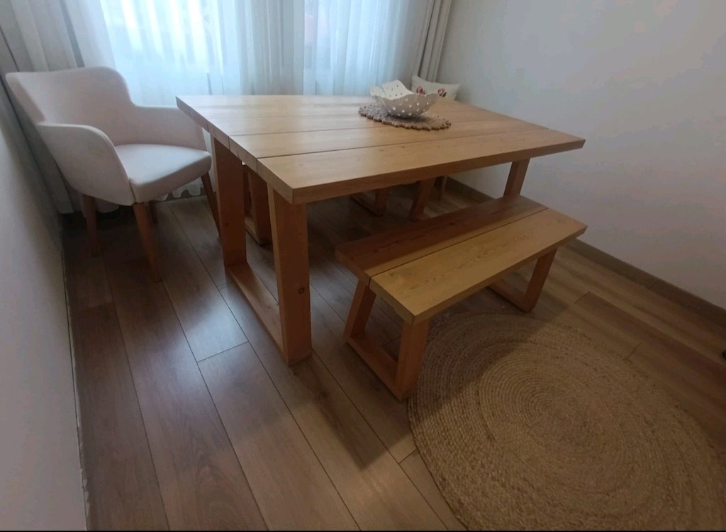acill--TAKIM/gercek agaç yemek masasi - 5