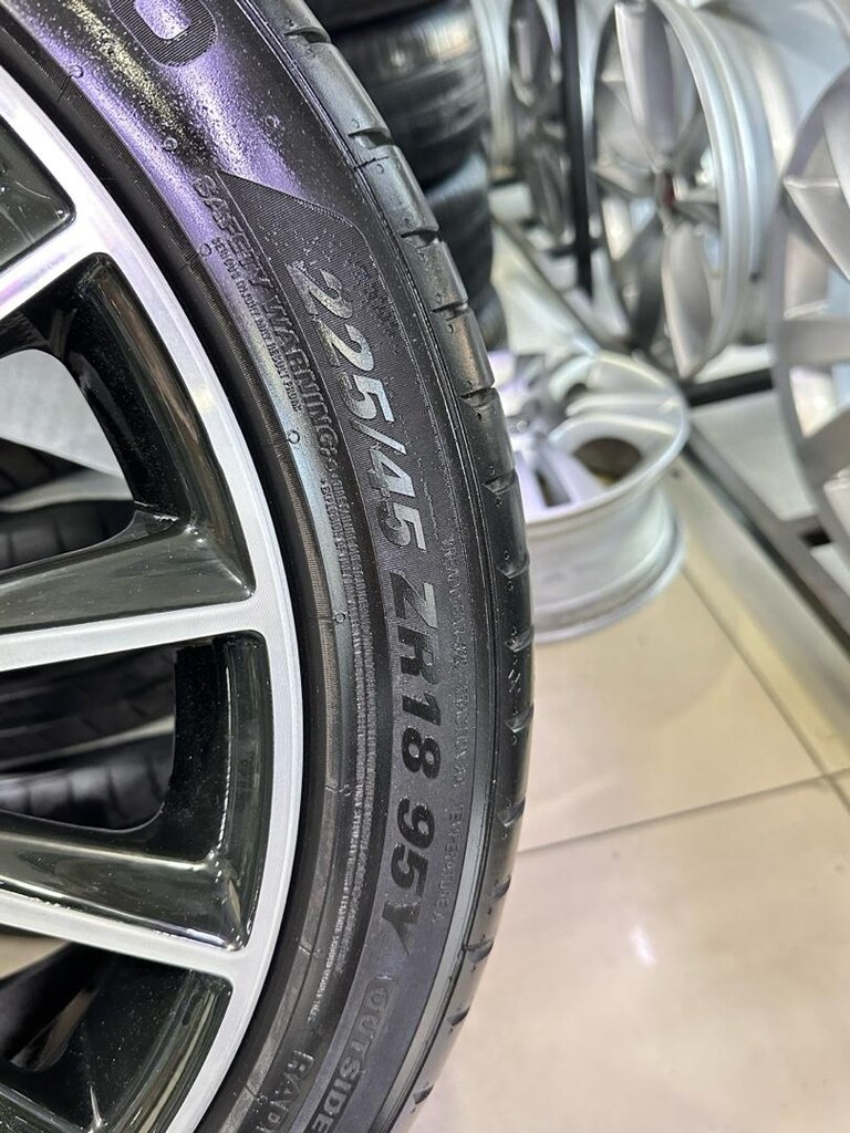 18 İNÇ SIFIR ! MAYBACH JANT LASTİK TAKIMI 1AYLIK 5x112 MERCEDES 2026 - 13