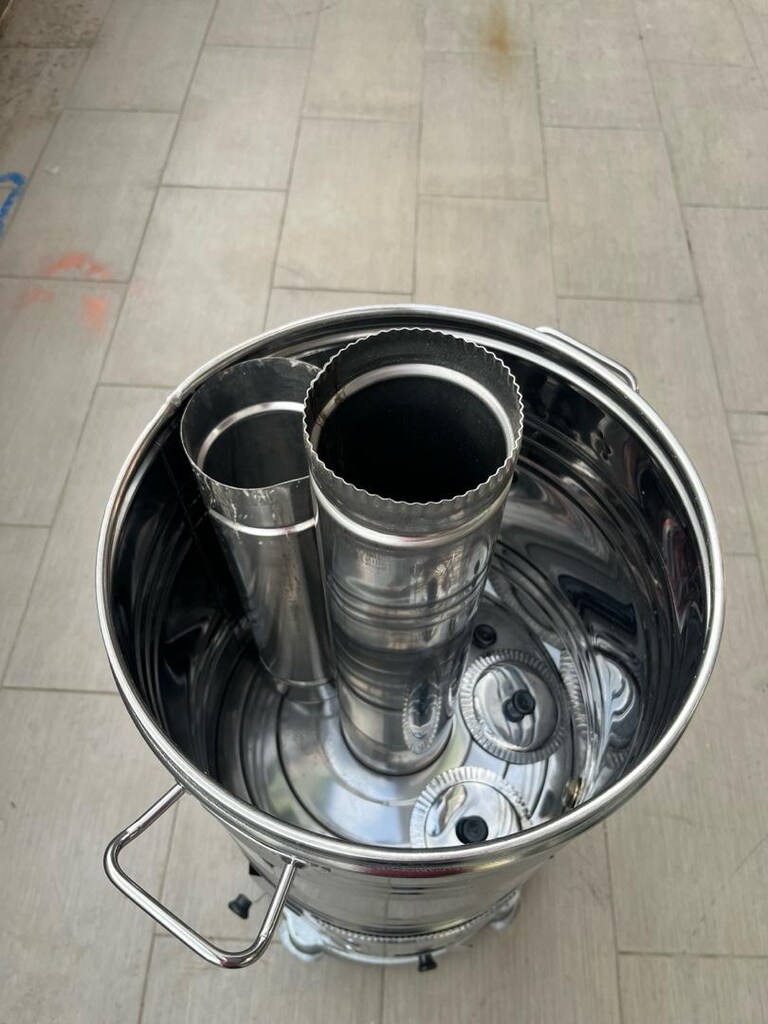 35 Litre semaver çelik kalın saclı - 2