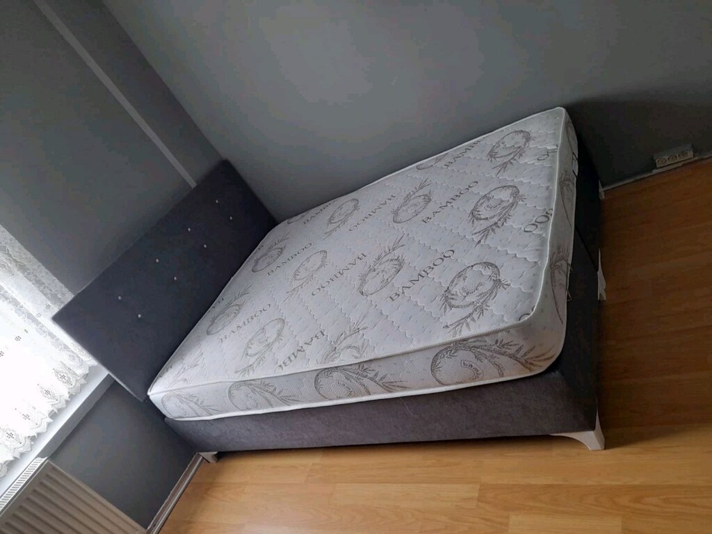 Çift kişilik yatak baza başlık 3lü set - 2