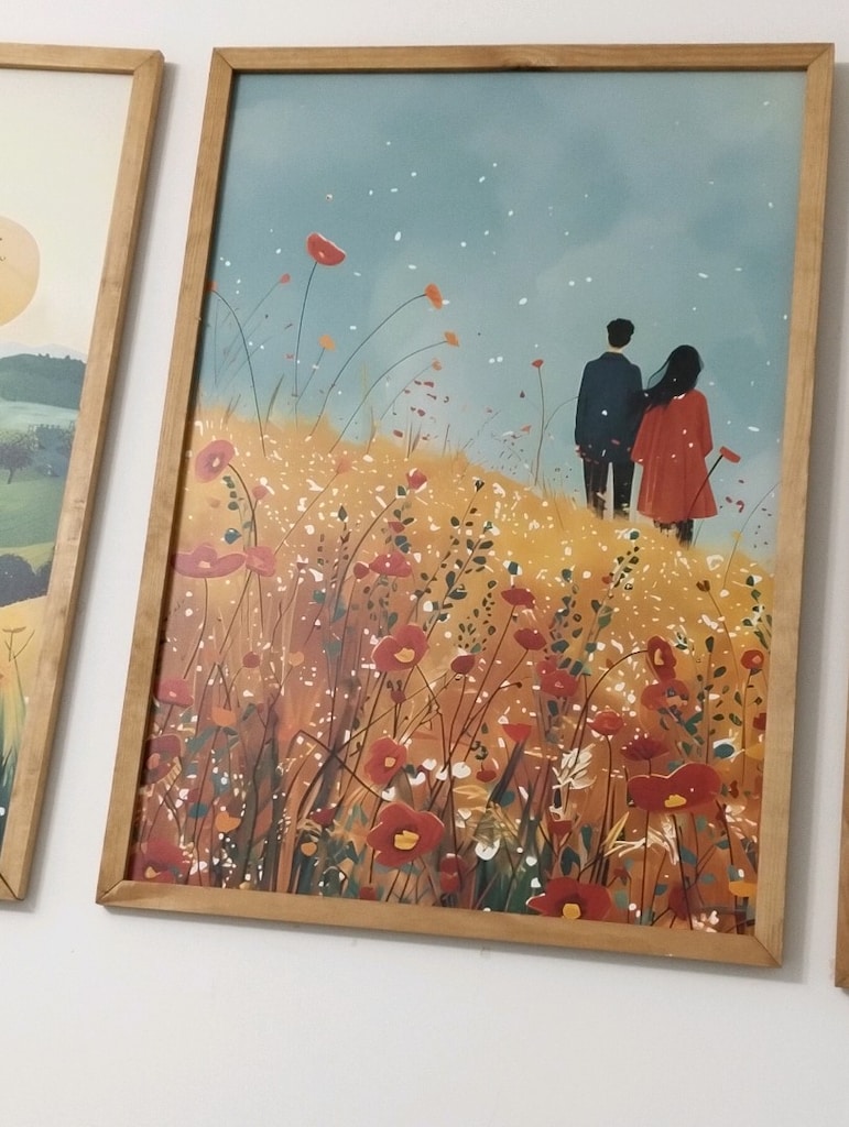 doğa manzaralı tablo avcılar tahtakalede - 2