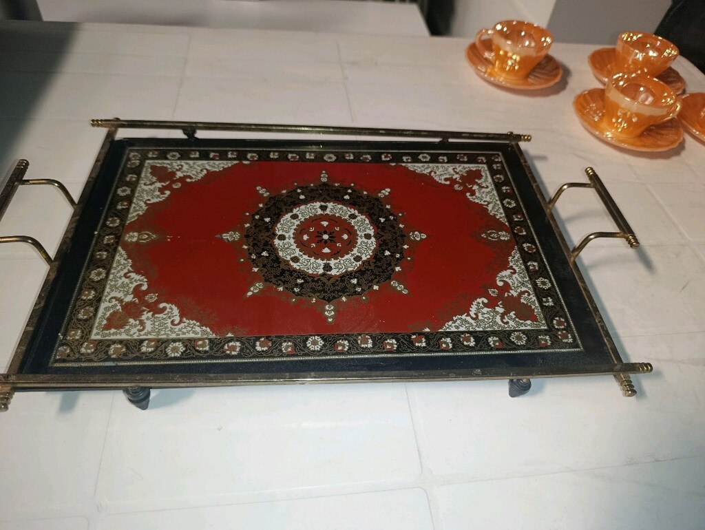 Antika fincan takımı & tepsi - 4