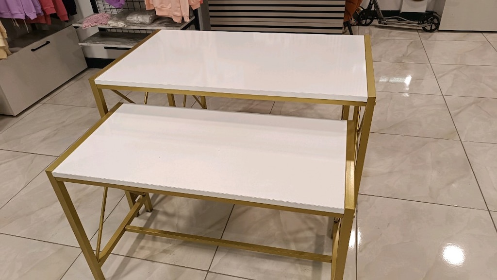 karşılama masası Gold renk - 3