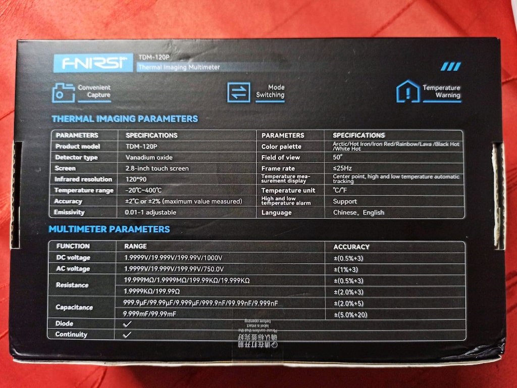 FNIRSI TDM-120P TERMAL KAMERA - 3