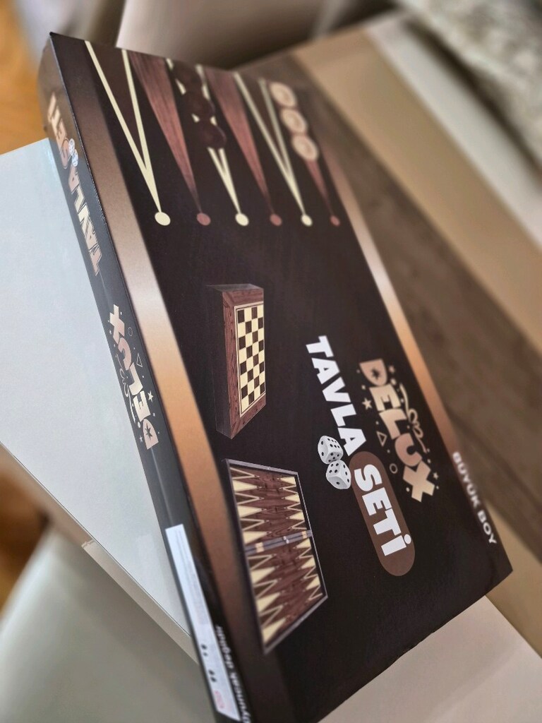Ahşap tavla seti - 3