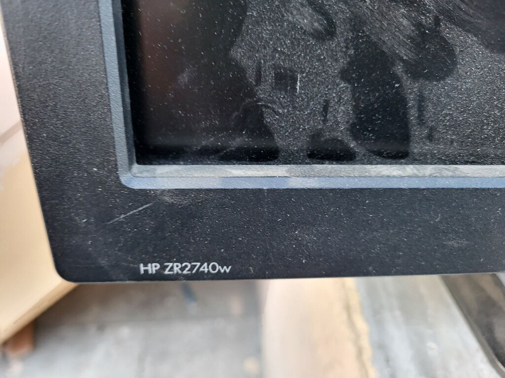 HP ZR2740w 27 inç LED Arkadan Aydınlatma IPS Monitör anakart boz - 4