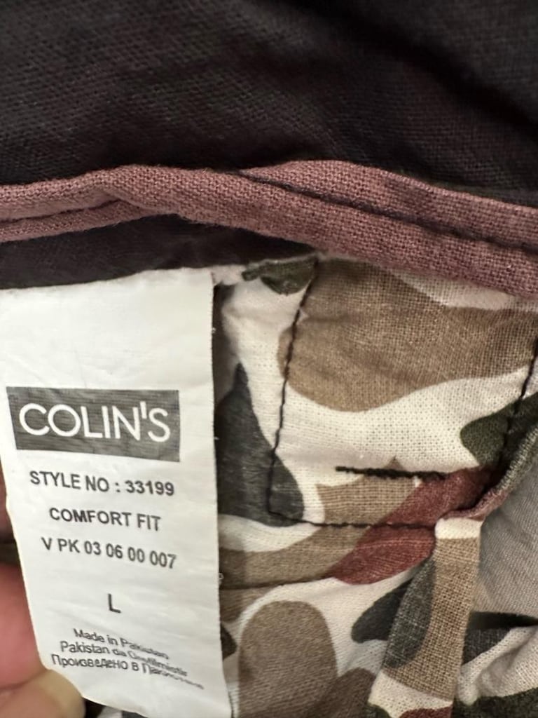 Erkek şort ekose Colin’s - 2