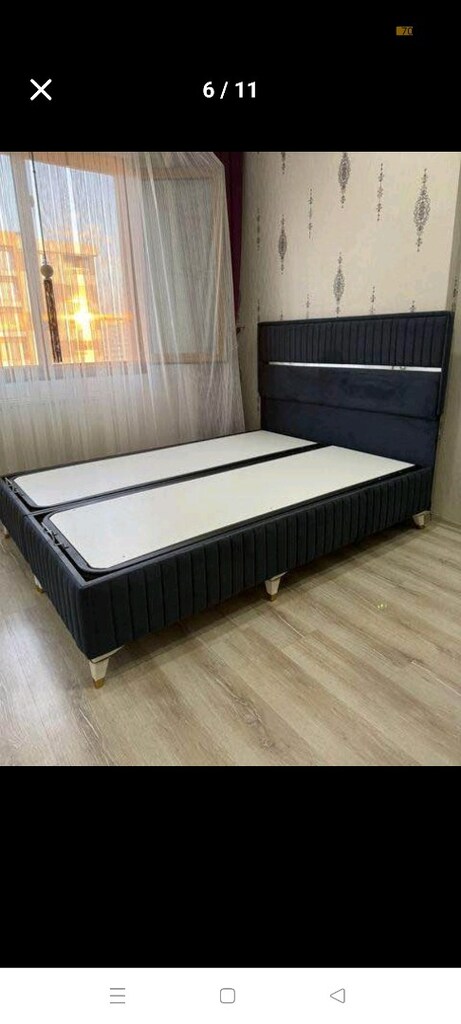 tek kişilik baza başlık yatak çelik kasa iyisi sıfır paketli ürünler s - 12