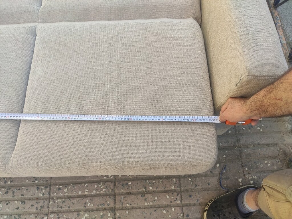 YATAŞ Sandıklı İkili Kanepe - Krem Keten - Bazalı - Az Kullanılmış - 10