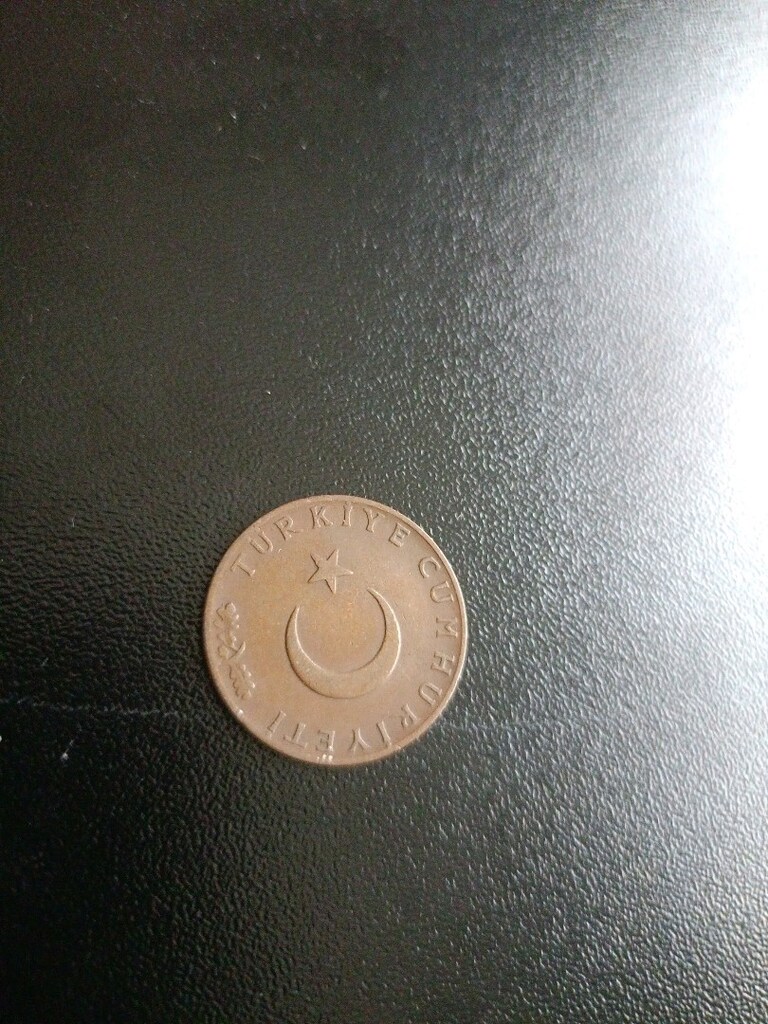eski madeni para 10 krş. - 3