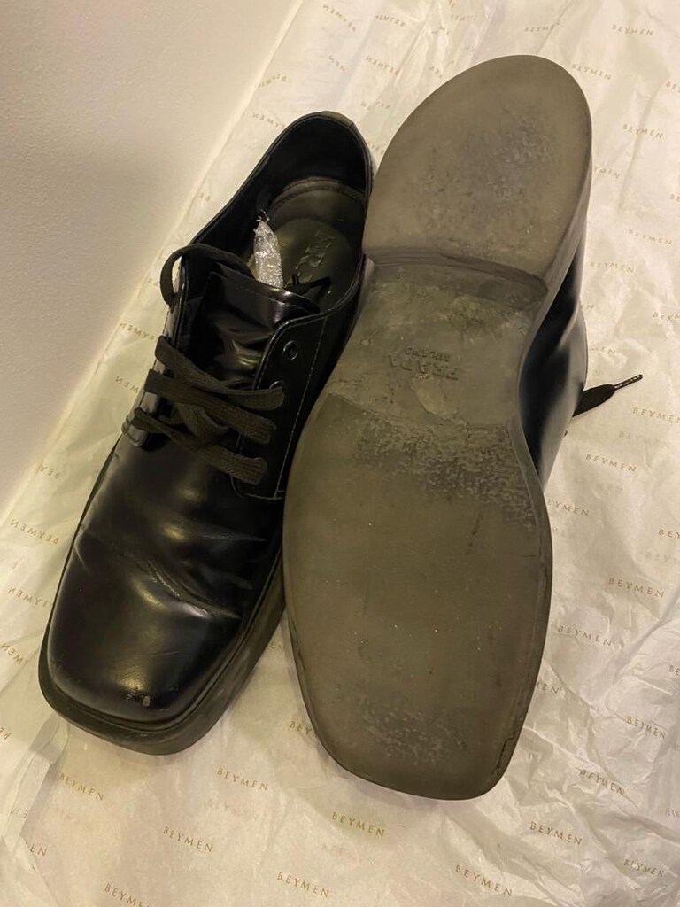 prada deri ayakkabı 42 no - 8