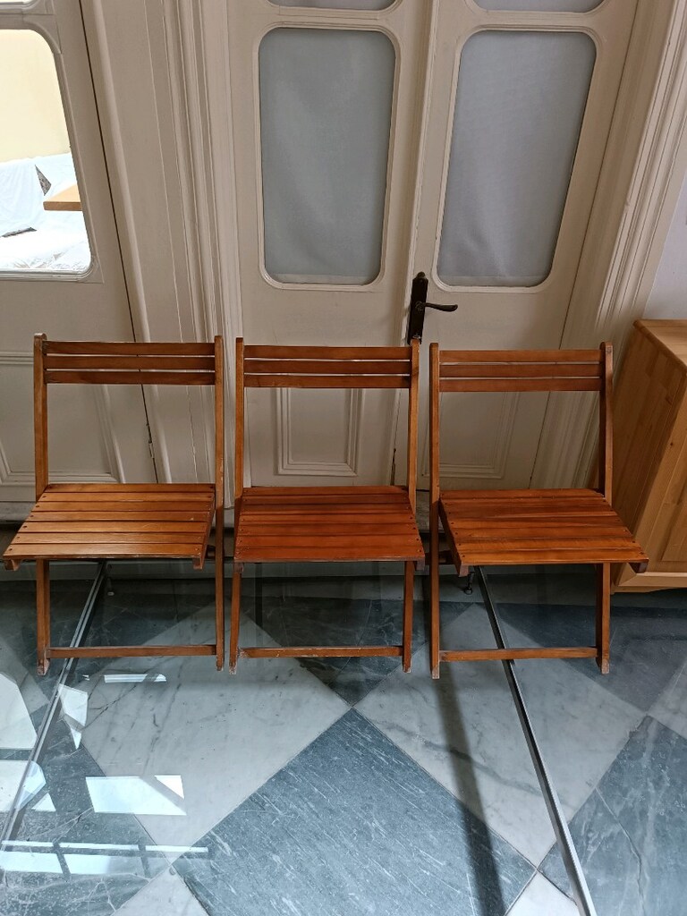 Katlanır sandalye 3 adet - 2