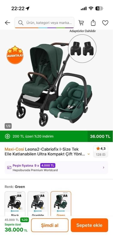 maxi- cosi puset ve adaptörler - 13