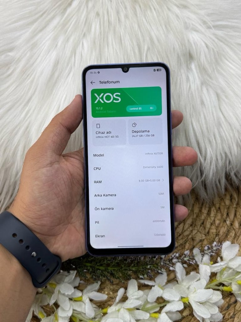 İNFİNİX HOT 60İ 5G 256GB 23 AY GARANTİLİ HATASIZ - 7