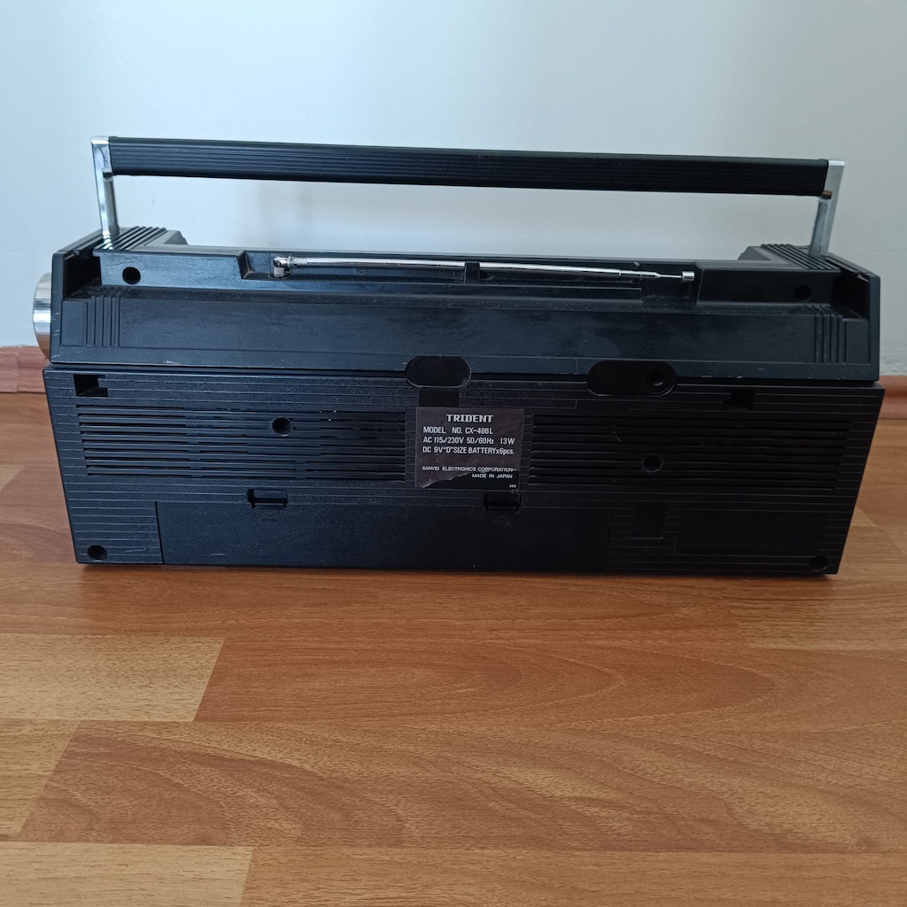 Trident CX-486L JAPON Radyo-Teyp Boombox.ÜCRETSİZ KARGO.Dikimevi Mevki - 3