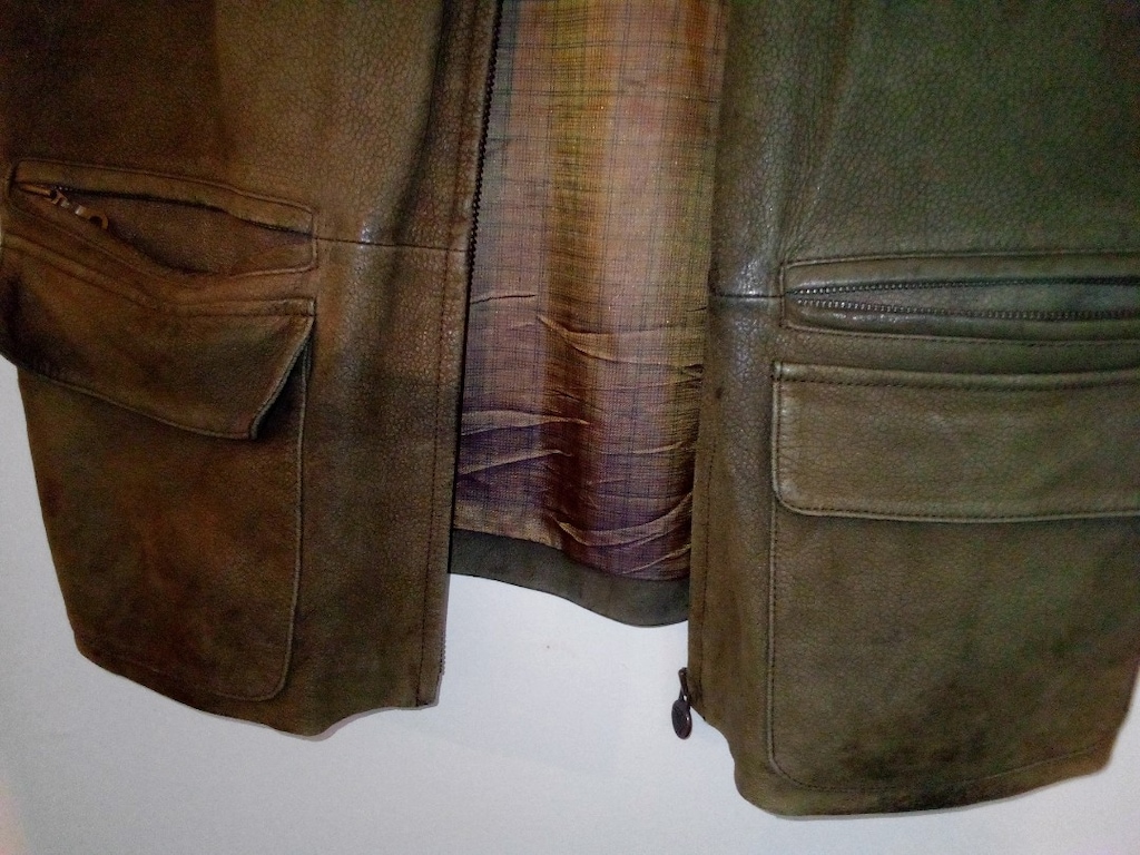 Camel Collection süet deri yelek XL orijinal — görsel 5/15